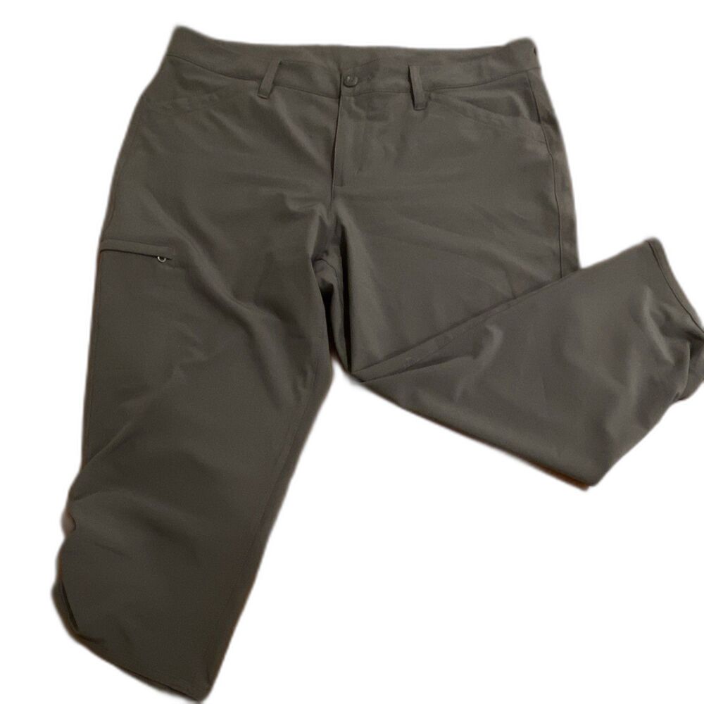 Eddie Bauer Women's Shorts Pants 16 Athletic Cooling Quick Dry Gray Stretch